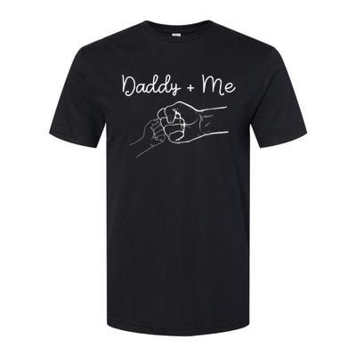 Daddy and Me Best Dad Ever Fist Bump Funny Father's Day Softstyle CVC T-Shirt