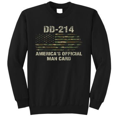 Dd214 Americas Man Card Funny Military Sweatshirt