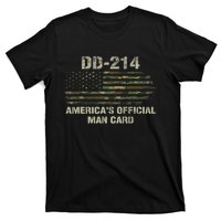 Dd214 Americas Man Card Funny Military T-Shirt