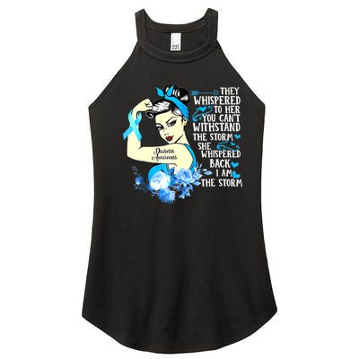 Diabetes Awareness Month For Powerful Warrior Women’s Perfect Tri Rocker Tank