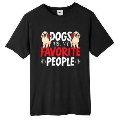 Dogs Are My Favorite People Labrador Retriever Dog Lab Gift Tall Fusion ChromaSoft Performance T-Shirt