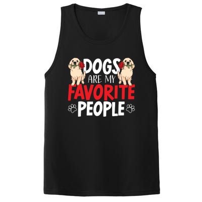 Dogs Are My Favorite People Labrador Retriever Dog Lab Gift PosiCharge Competitor Tank