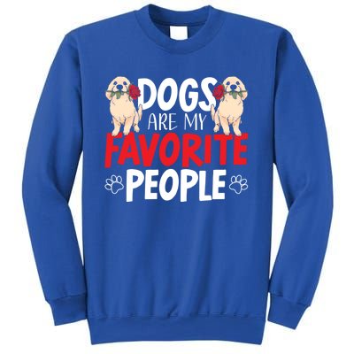 Dogs Are My Favorite People Labrador Retriever Dog Lab Gift Sweatshirt