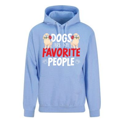 Dogs Are My Favorite People Labrador Retriever Dog Lab Gift Unisex Surf Hoodie