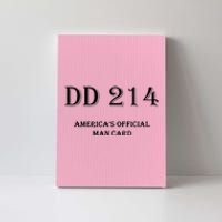 Dd214 America Man Card Canvas