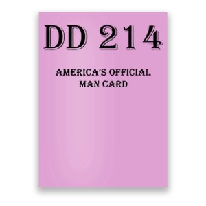 Dd214 America Man Card Poster