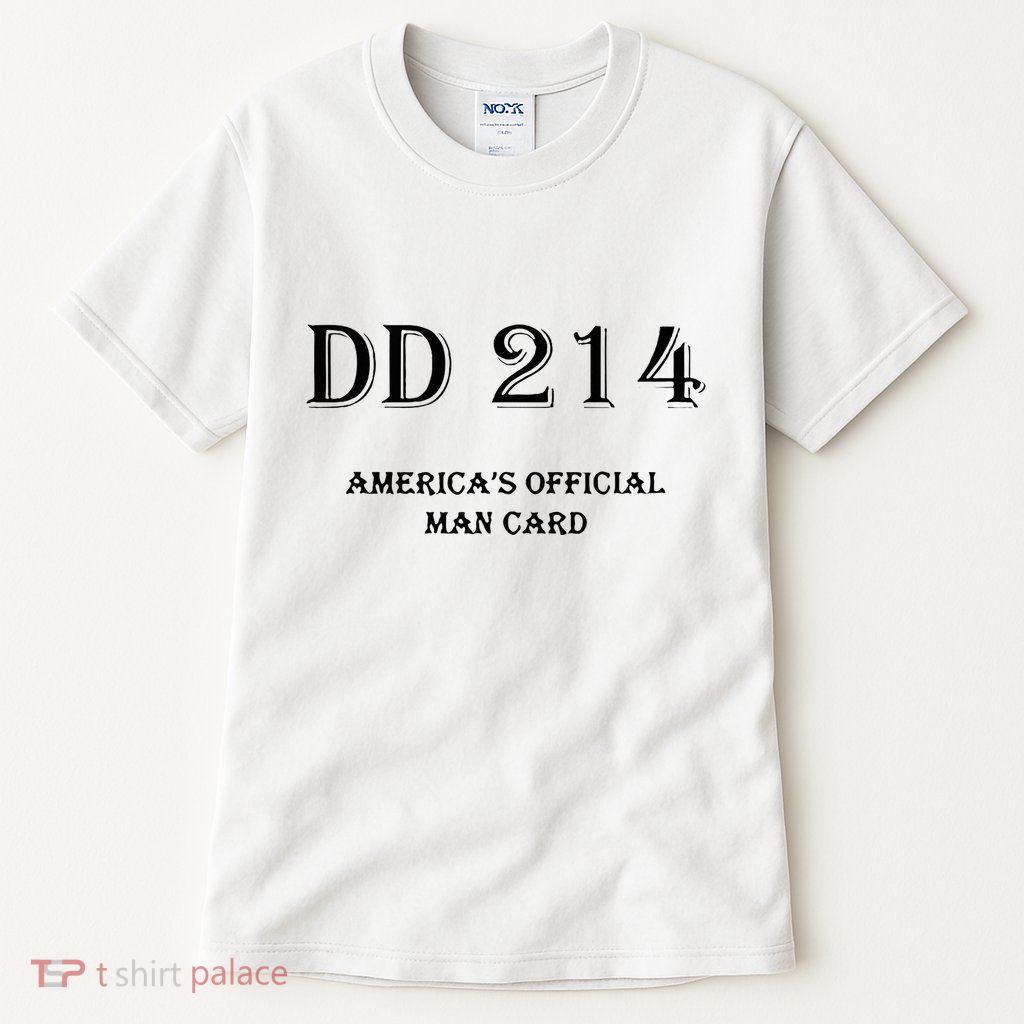Dd214 America Man Card Tall T-Shirt
