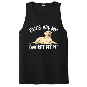 Dogs Are My Favorite People Labrador Retriever Dog Lab Gift PosiCharge Competitor Tank