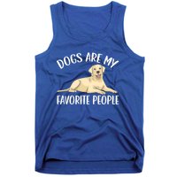 Dogs Are My Favorite People Labrador Retriever Dog Lab Gift Tank Top