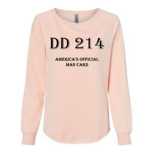 Dd214 America Man Card Womens California Wash Sweatshirt