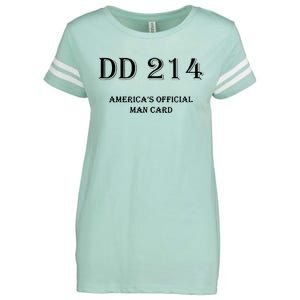 Dd214 America Man Card Enza Ladies Jersey Football T-Shirt