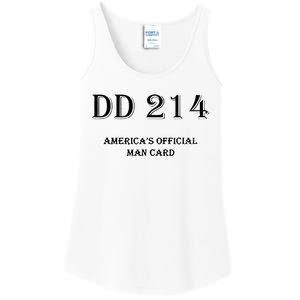 Dd214 America Man Card Ladies Essential Tank