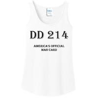 Dd214 America Man Card Ladies Essential Tank