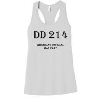 Dd214 America Man Card Women's Racerback Tank