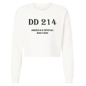 Dd214 America Man Card Cropped Pullover Crew