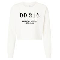 Dd214 America Man Card Cropped Pullover Crew