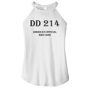 Dd214 America Man Card Women's Perfect Tri Rocker Tank