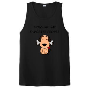 Dogs Are My Favorite People Nerdy Gift PosiCharge Competitor Tank