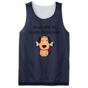 Dogs Are My Favorite People Nerdy Gift Mesh Reversible Basketball Jersey Tank