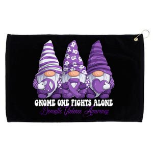 Disease Awareness Month Purple Ribbon Gnomies Grommeted Golf Towel