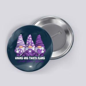 Disease Awareness Month Purple Ribbon Gnomies Button