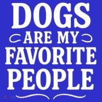 Dogs Are My Favorite People Funny Dog Meme Premium T-Shirt