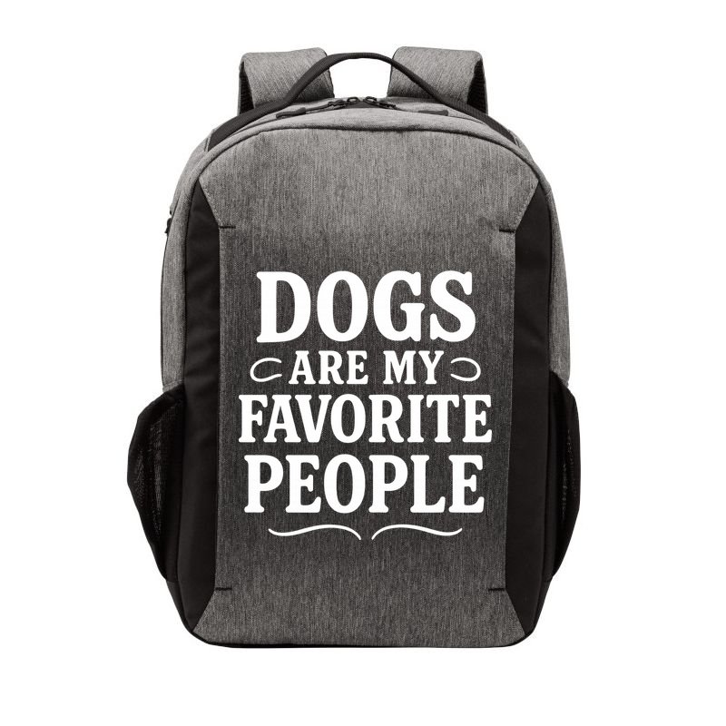 Dogs Are My Favorite People Funny Dog Meme Vector Backpack