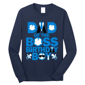 Dad And Mom Boss Birthday Boy Baby Family Decorations Long Sleeve Shirt