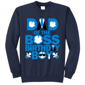 Dad And Mom Boss Birthday Boy Baby Family Decorations Sweatshirt