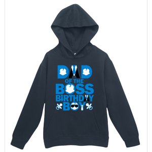 Dad And Mom Boss Birthday Boy Baby Family Decorations Urban Pullover Hoodie