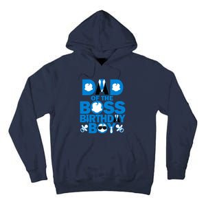 Dad And Mom Boss Birthday Boy Baby Family Decorations Tall Hoodie