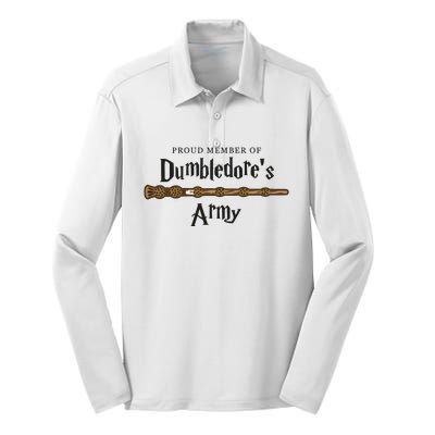 Dumbledores Army Michael Gambon Dumbledore Actor Dumbledore Silk Touch Performance Long Sleeve Polo