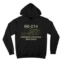 Dd214 Americas Man Card Funny Military Hoodie