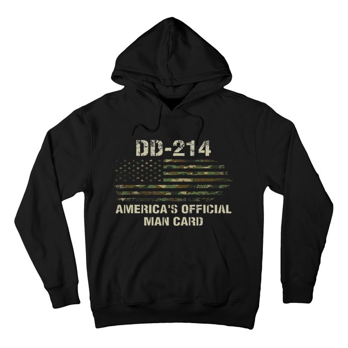 Dd214 Americas Man Card Funny Military Hoodie