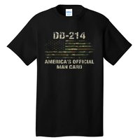 Dd214 Americas Man Card Funny Military Tall T-Shirt