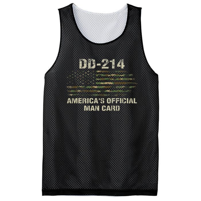 Dd214 Americas Man Card Funny Military Mesh Reversible Basketball Jersey Tank