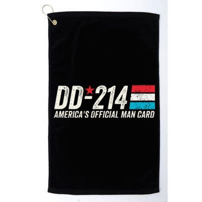 Dd214 Americas Man Card Platinum Collection Golf Towel