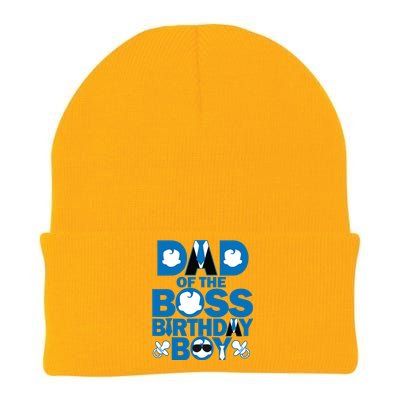 Dad And Mom Boss Birthday Boy Baby Family Decorations Knit Cap Winter Beanie