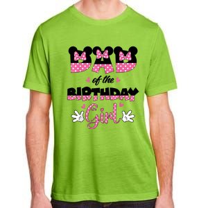 Dad And Mom Birthday Girl Mouse Family Matching Adult ChromaSoft Performance T-Shirt