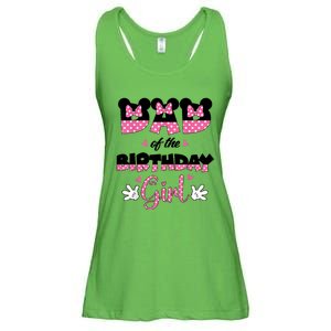 Dad And Mom Birthday Girl Mouse Family Matching Ladies Essential Flowy Tank