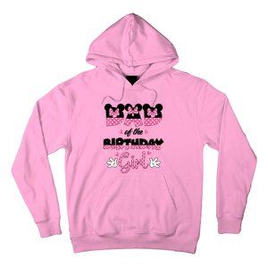 Dad And Mom Birthday Girl Mouse Family Matching Hoodie