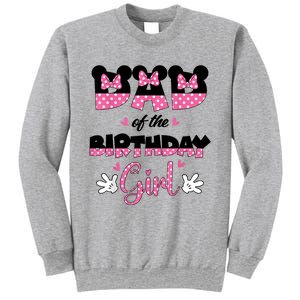 Dad And Mom Birthday Girl Mouse Family Matching Sweatshirt