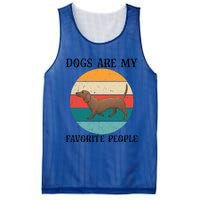 Dogs Are My Favorite People Retro Dachshund Wiener Dog Funny Great Gift Mesh Reversible Basketball Jersey Tank