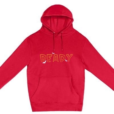 Deady And Mummy Funny Halloween Costume Dad Father Great Gift Premium Pullover Hoodie