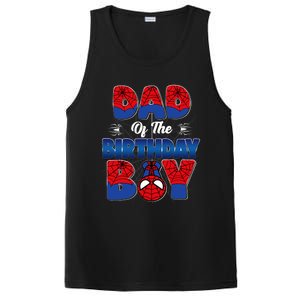 Dad And Mom Birthday Boy Spider Family Matching PosiCharge Competitor Tank