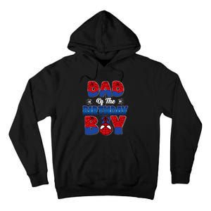 Dad And Mom Birthday Boy Spider Family Matching Tall Hoodie