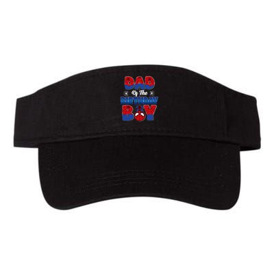 Dad And Mom Birthday Boy Spider Family Matching Valucap Bio-Washed Visor