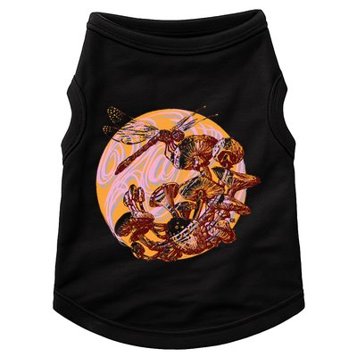 Dragonfly And Mushrooms Cottage Core Doggie Tank