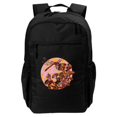 Dragonfly And Mushrooms Cottage Core Backpack