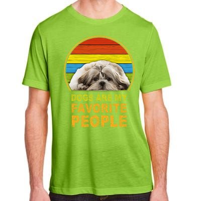 Dogs Are My Favorite People Gift Adult ChromaSoft Performance T-Shirt